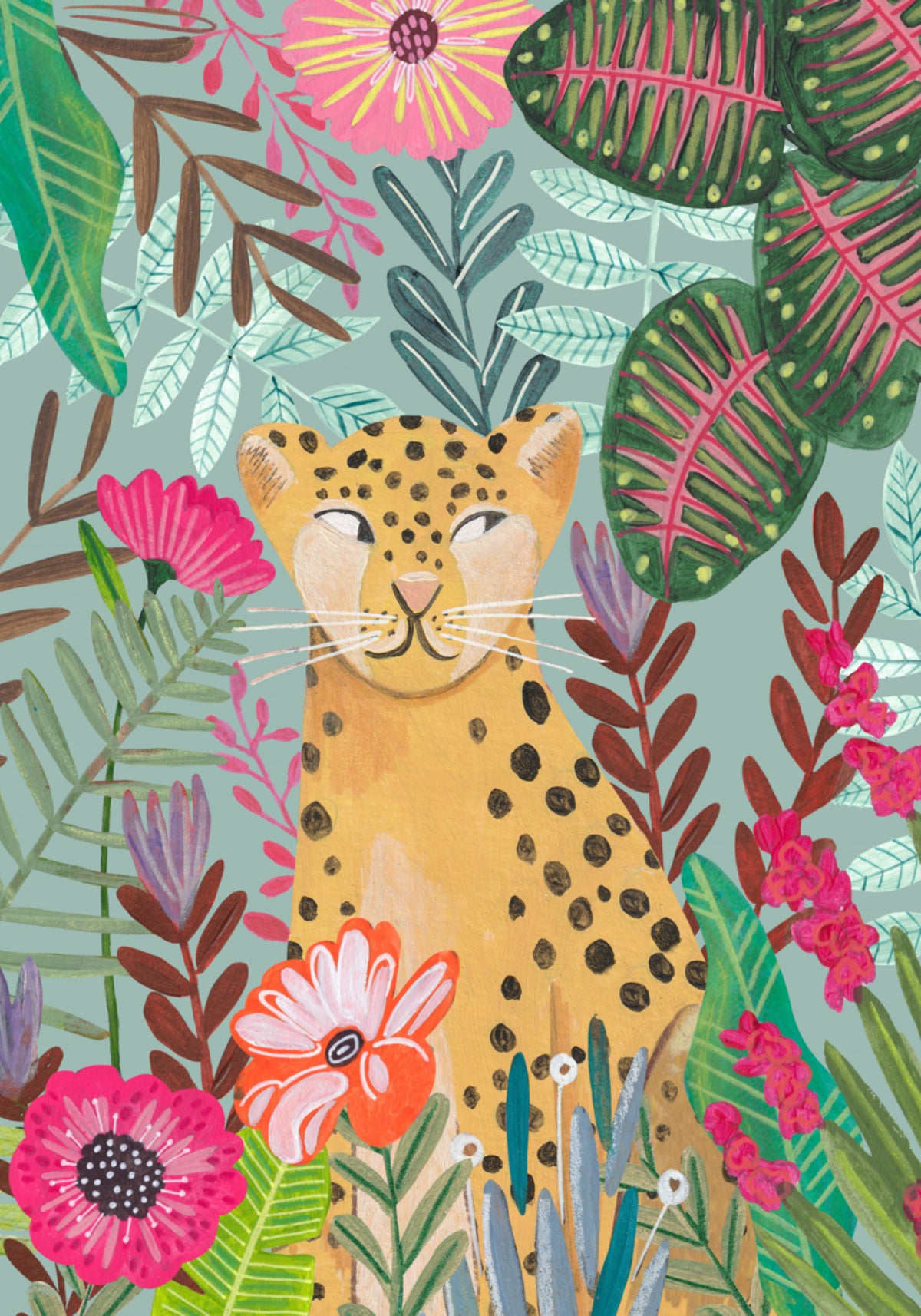 Leopard im Dschungel