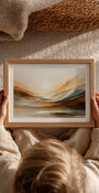 Goldene Horizontlandschaft