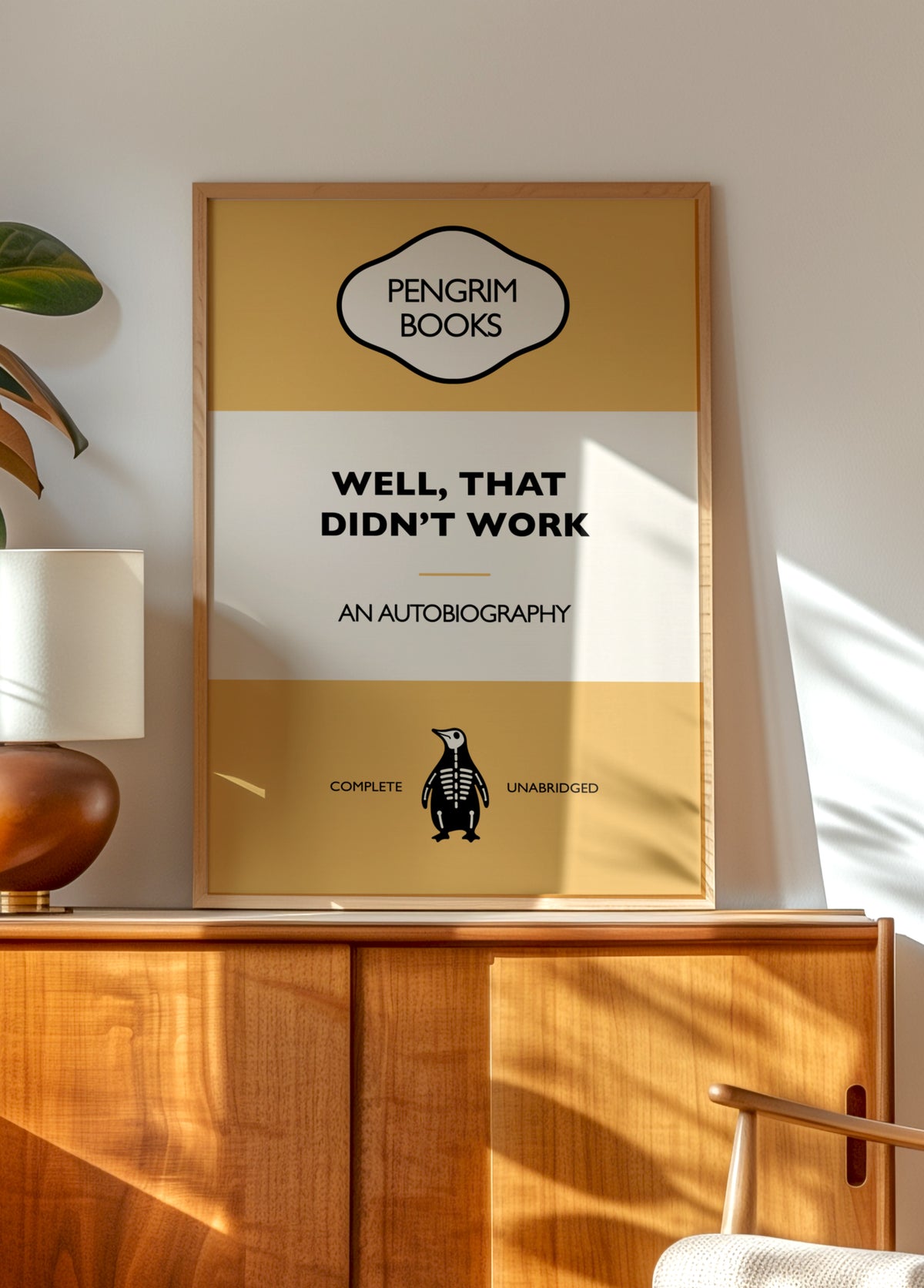 Lustiges Pinguin-Buchcover