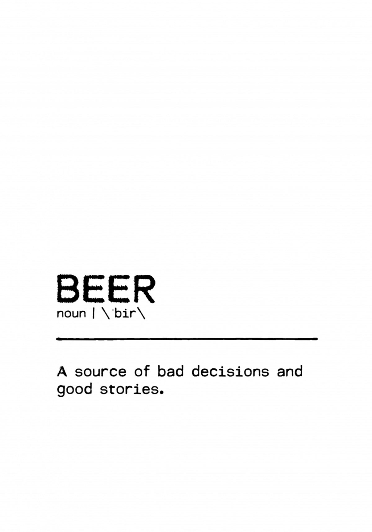 Lustige Bierdefinition