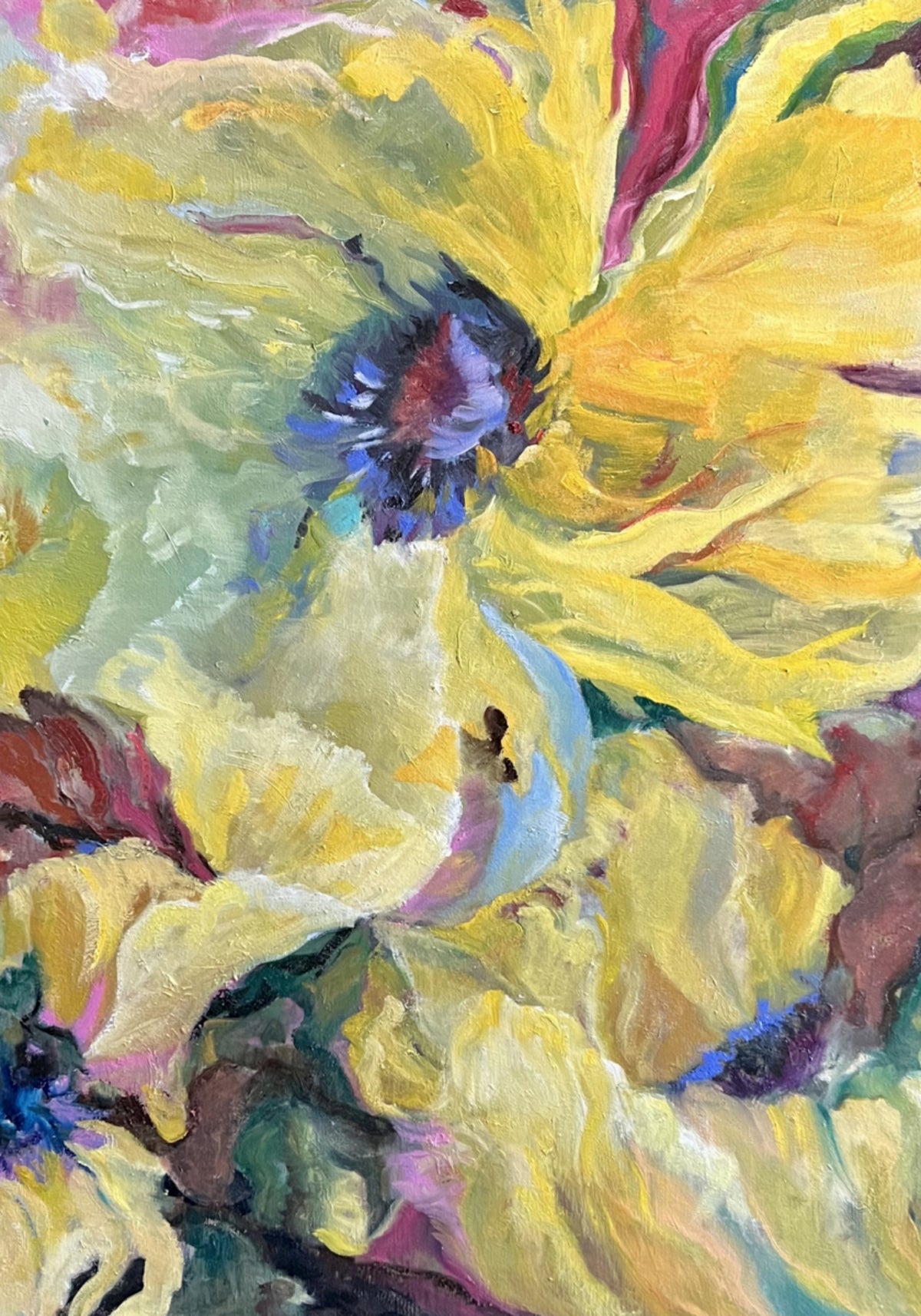 Lebendige gelbe Blüten