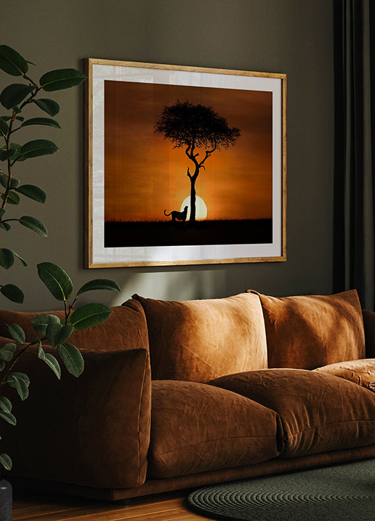 Cheetah at dawn (NEW) - Posterbox