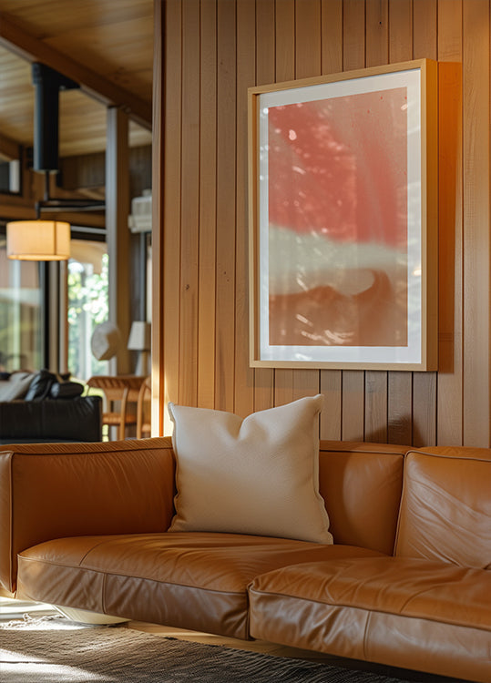 Abstract landscape in soft pastels (NEW) - Posterbox