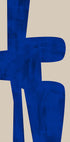 Blue Harmony Shape Plakat - Posterbox