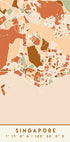 Black Maps Earth Tones 81 Plakat - Posterbox