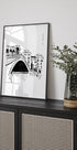 Rialto Bridge, Venice Illustration, Italy City Art Print (NEW) - Posterbox