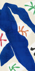 Abstract Blue Figure Plakat - Posterbox