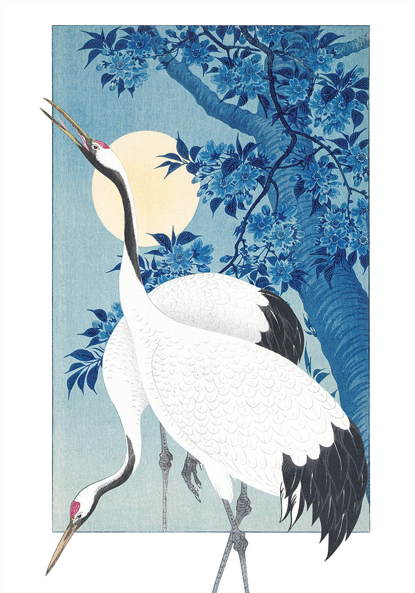Cranes In a Moonlit Night (NEW) - Posterbox