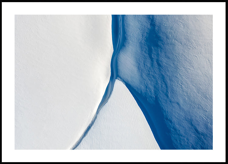 White and Blue Plakat - Posterbox
