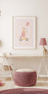 Bunny On a Scooter (NEW) - Posterbox
