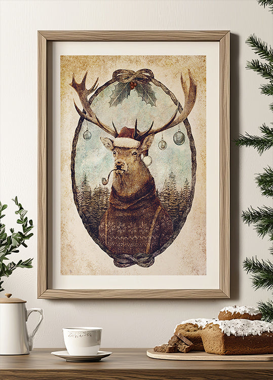 Thinking Wild Christmas Plakat - Posterbox