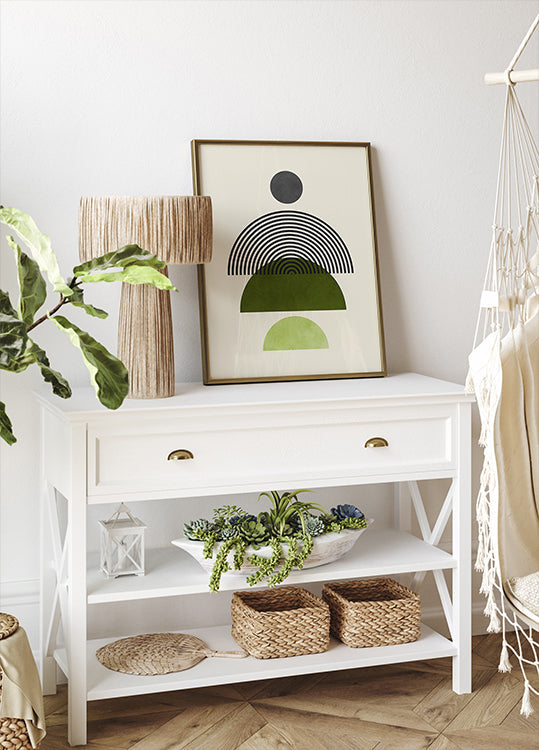 Linien und Kreise 4 Poster