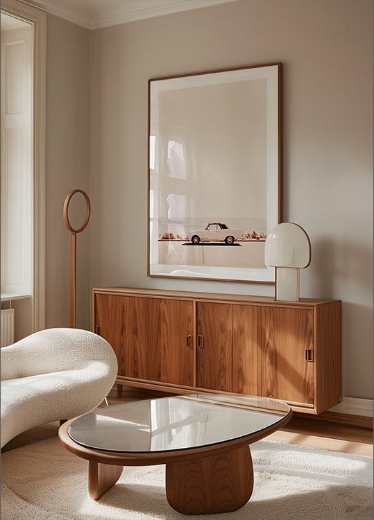 Kalifornien-Küstenplakat