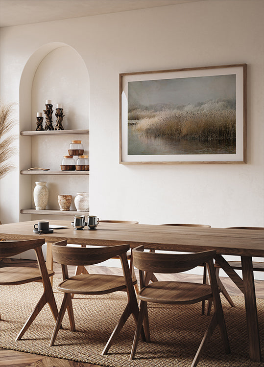 Wintermorgen-Poster