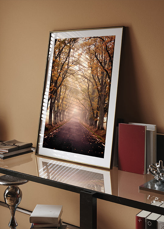 Autumn Avenue-Poster