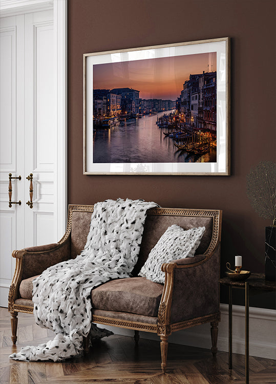 Venedig Canal Grande bei Sonnenuntergang