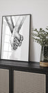 Holding Hands Sketch Plakat - Posterbox.dk
