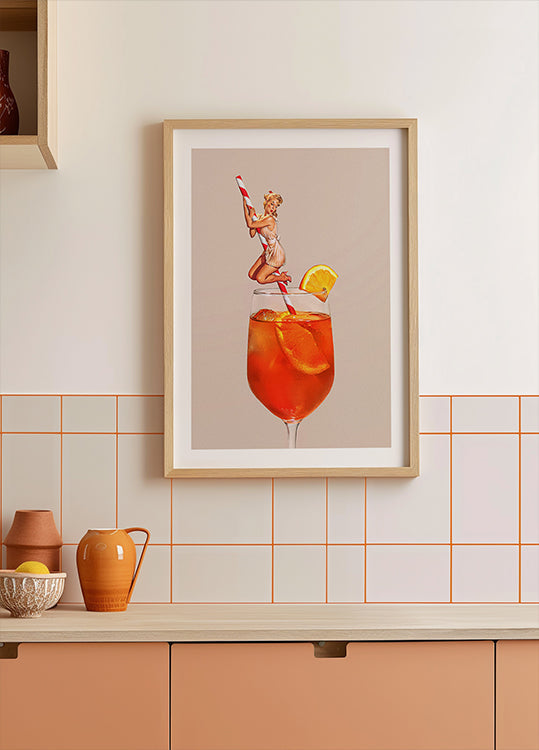 Retro-Spritz-Cocktail-Poster