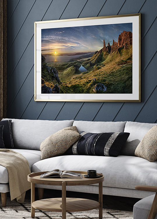 Der alte Mann von Storr Poster