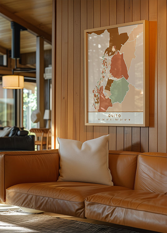 Black Maps Erdtöne 70 Poster