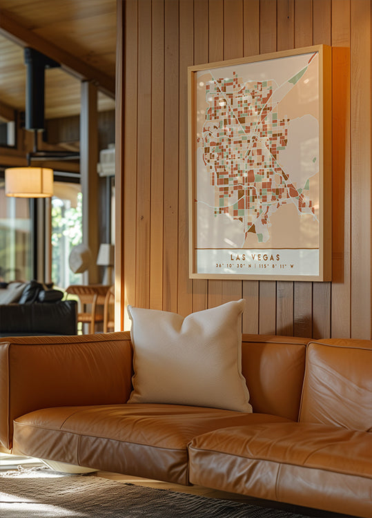 Black Maps Erdtöne 38 Poster