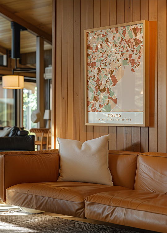 Black Maps Erdtöne 88 Poster