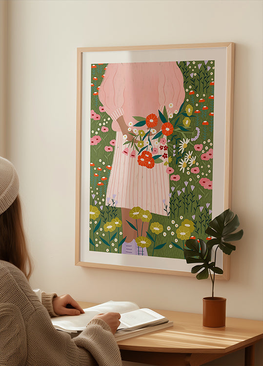 Blüten in der Hand