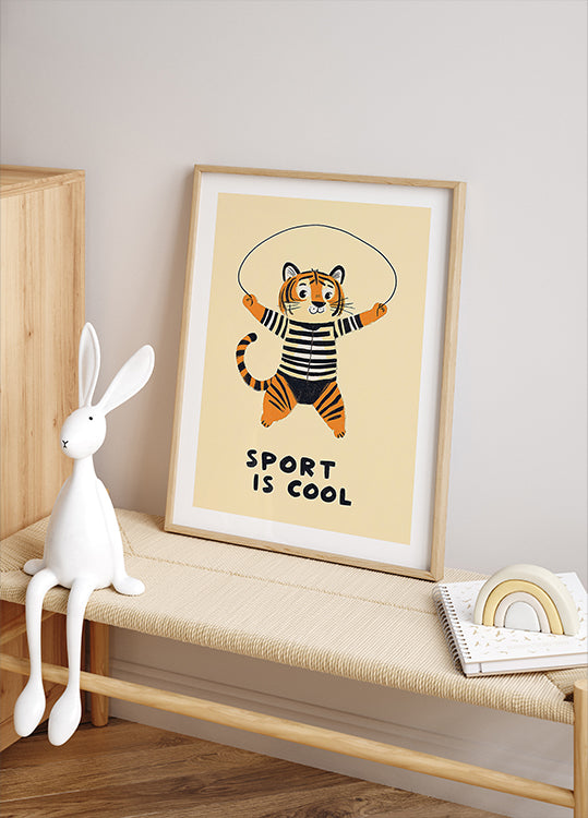 Springender Tigerspaß