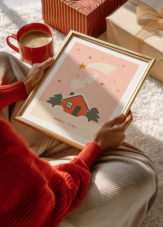 Eine magische Zeit zu Weihnachten Poster