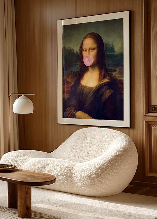 Mona Lisa Kaugummi-Poster
