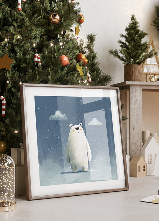 Glücklicher Eisbär Nr. 02 Poster