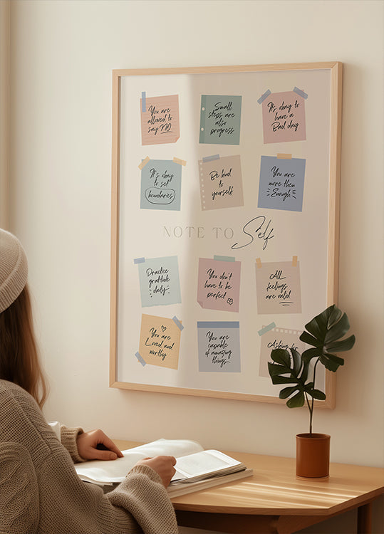 Notiz-zu-Selbst-Poster
