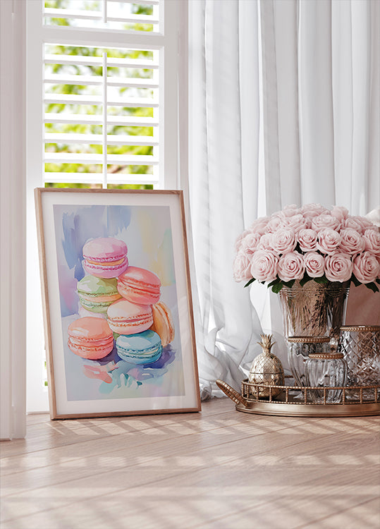 Bunte Macarons