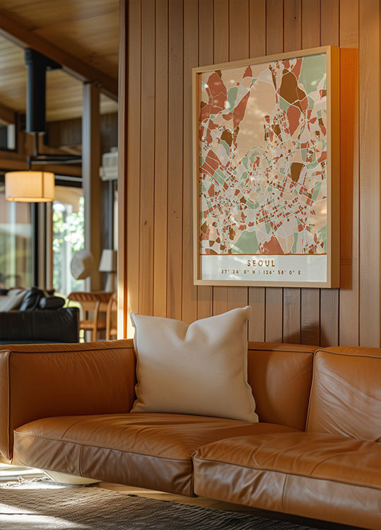 Black Maps Erdtöne 79 Poster