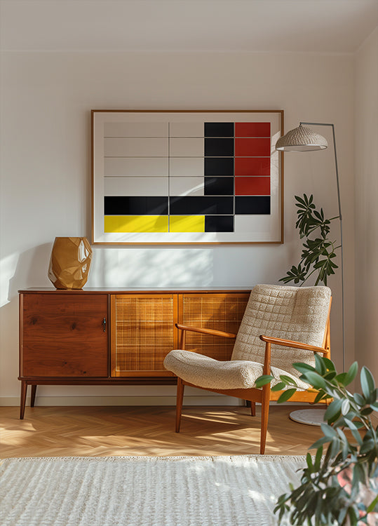 Mondriaan facade Plakat