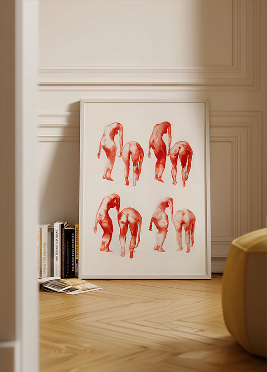 Figurenbewegungsstudie 2x4