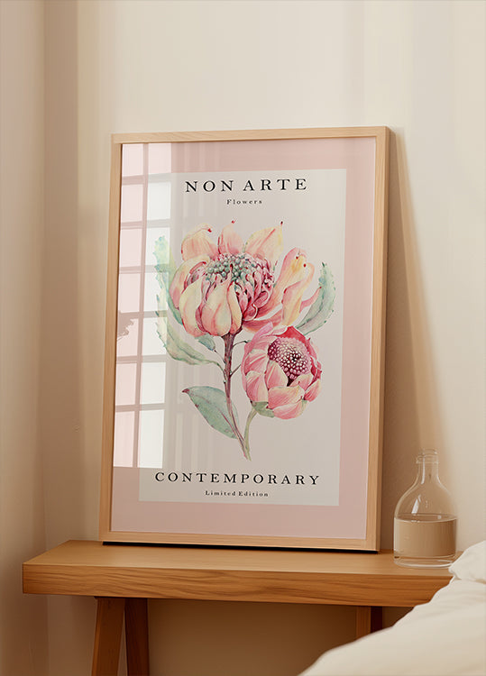 Nicht-Arte-Rosenblüten-Poster
