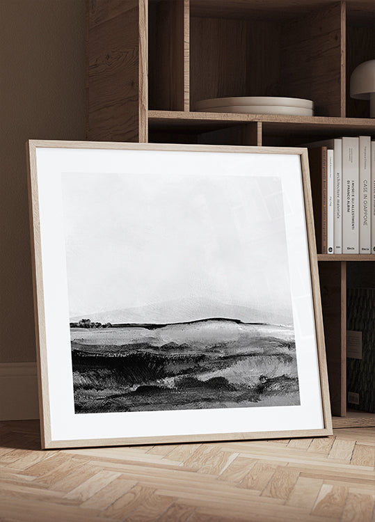 Poster „Mono-Landschaft Nr. 1“.