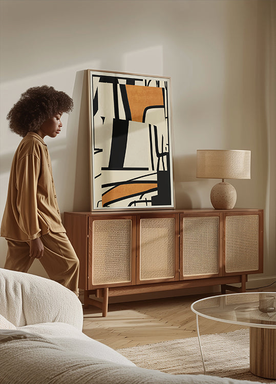 Moderne abstrakte Kunst 65 Poster