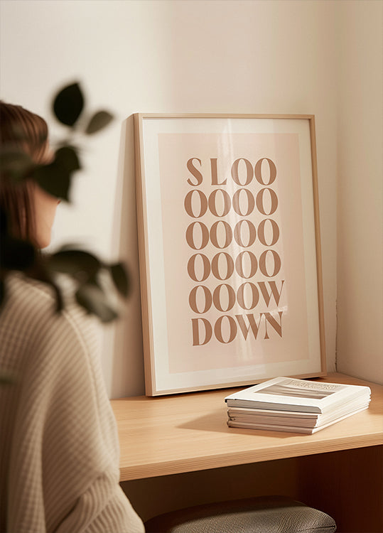 Verlangsamungsplakat