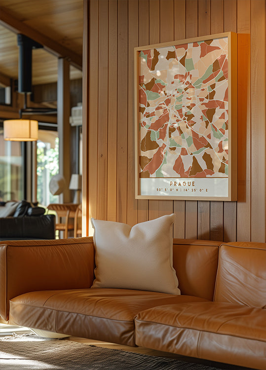 Black Maps Erdtöne 69 Poster