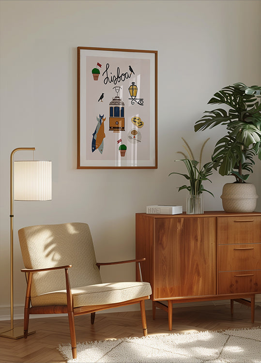 Lissabon-Reiseplakat