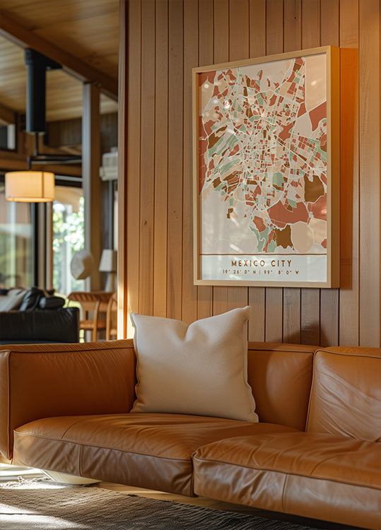 Black Maps Erdtöne 52 Poster