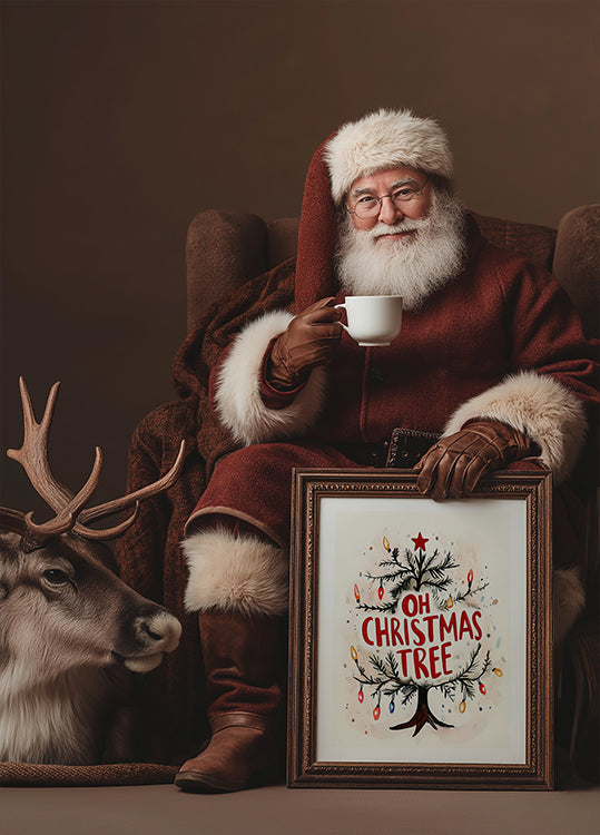 Festliches Baumglühen-Poster