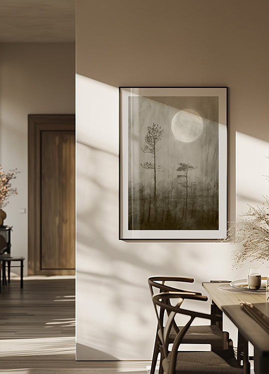 Mondschein-Moor-Poster