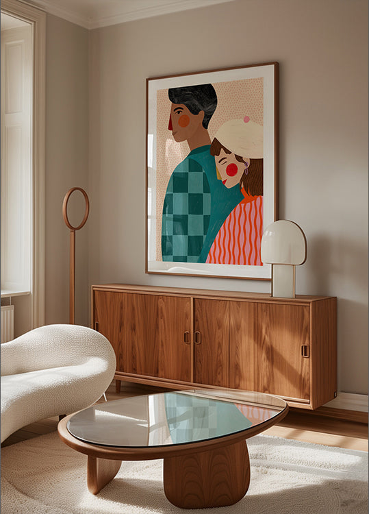 Sei mein Valentinsplakat