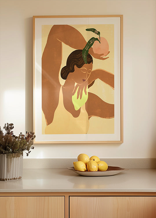 Zitronenapfel-Poster