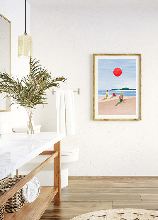 Mädchen am Strand