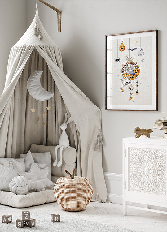 Halloween-Traumfänger-Poster