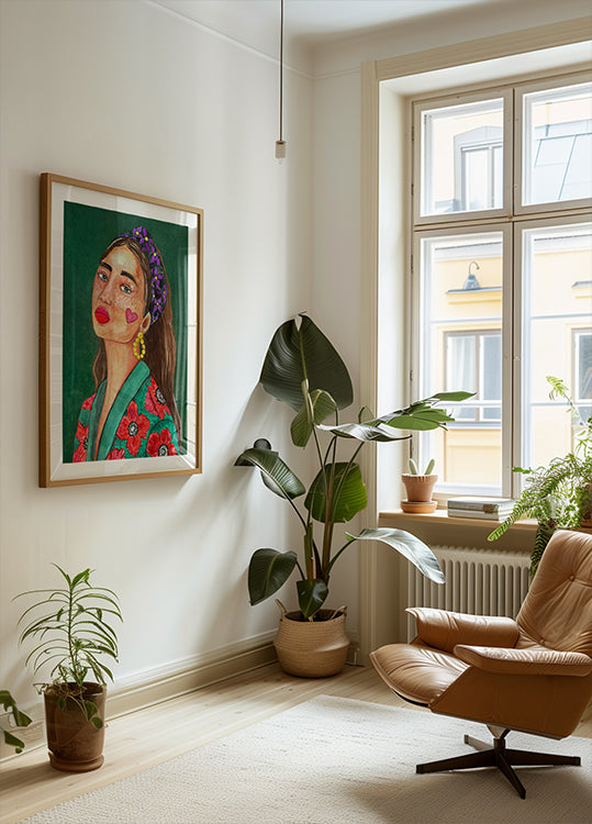 Mädchen mit Haarband